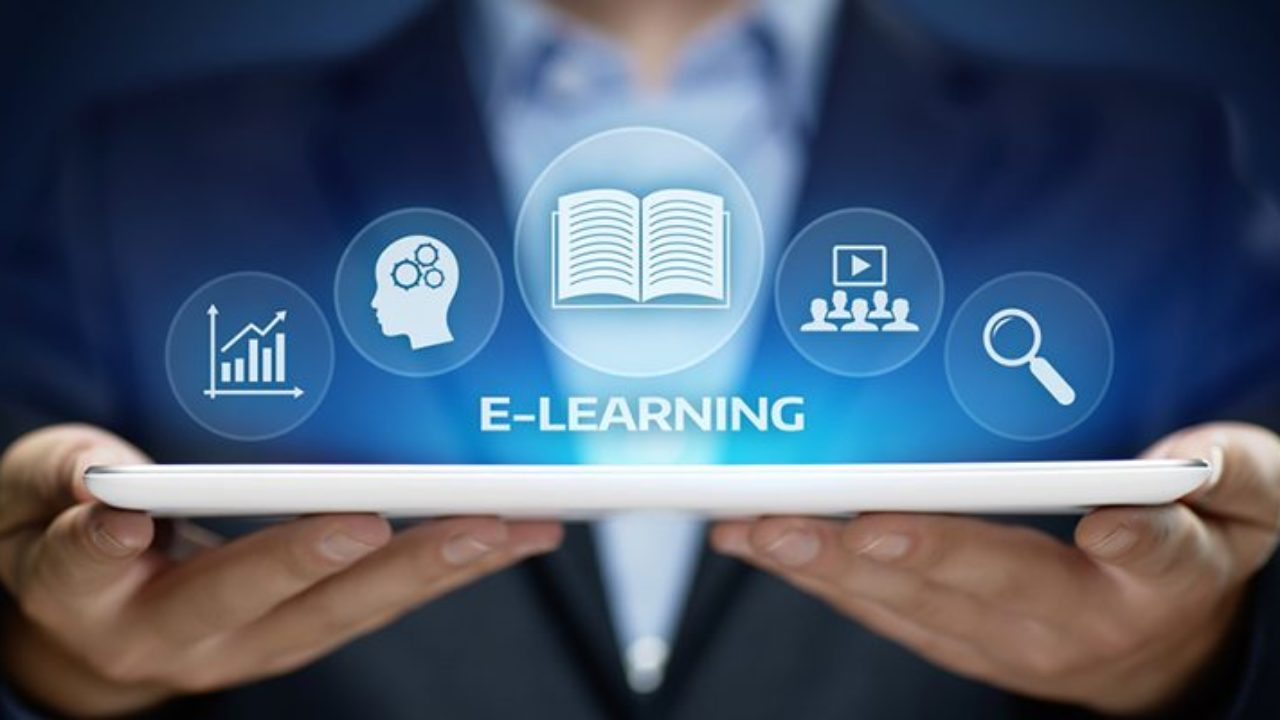 Interactive e-learning classroom display